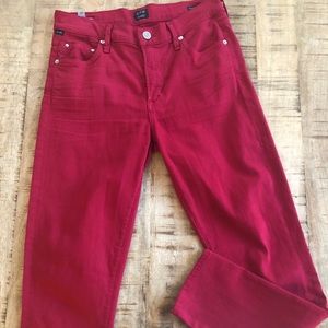 Red Citizens of Humanity Skinny Jeans